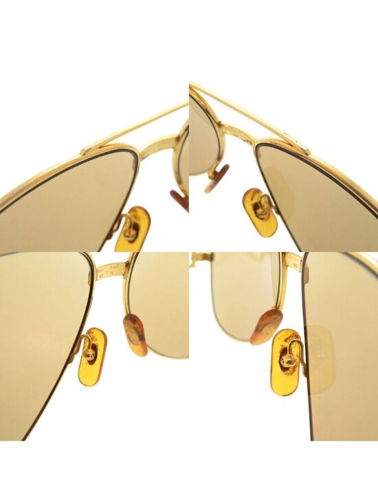 Cartier Teardrop Metal Gold Bordeaux Sunglasses Eyewear main image 4